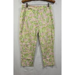 Vintage Lilly Pulitzer Tiger Cloud Floral Print Size 8 Preppy! Classic Timeless